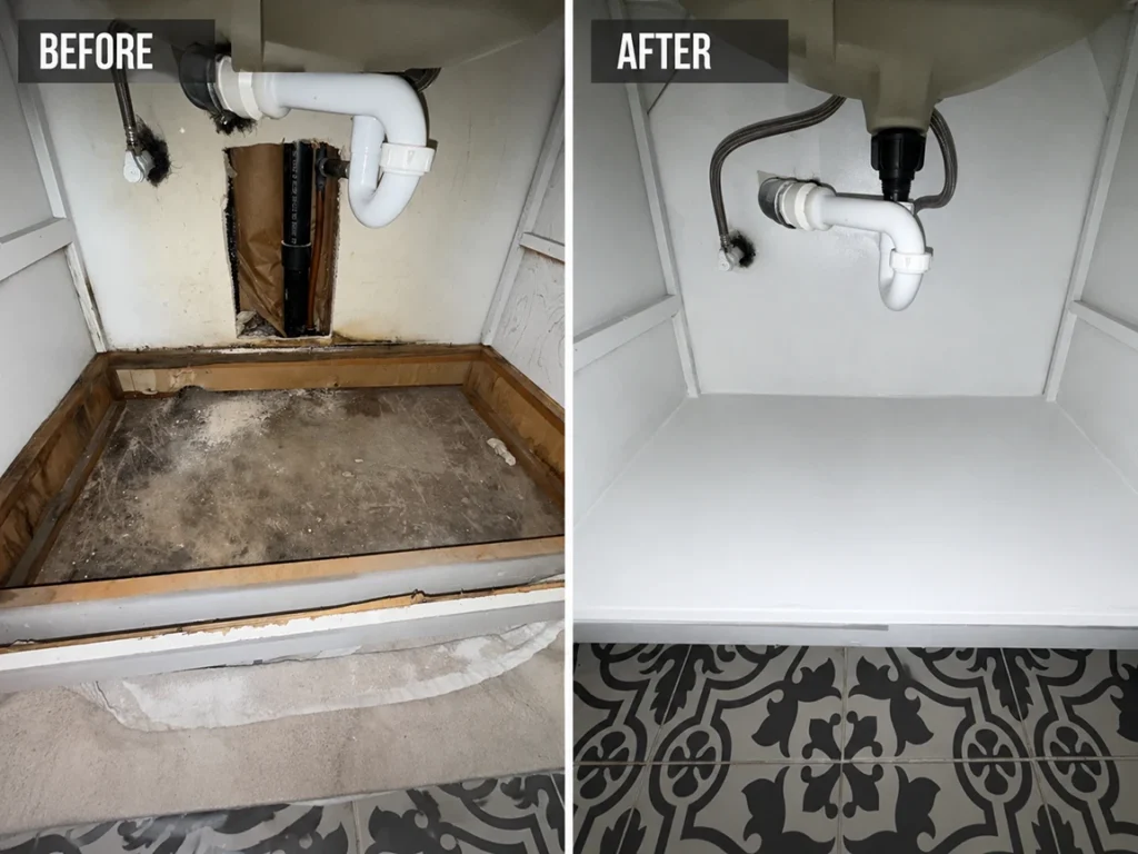 Homepro Handyman drywall repair before and after